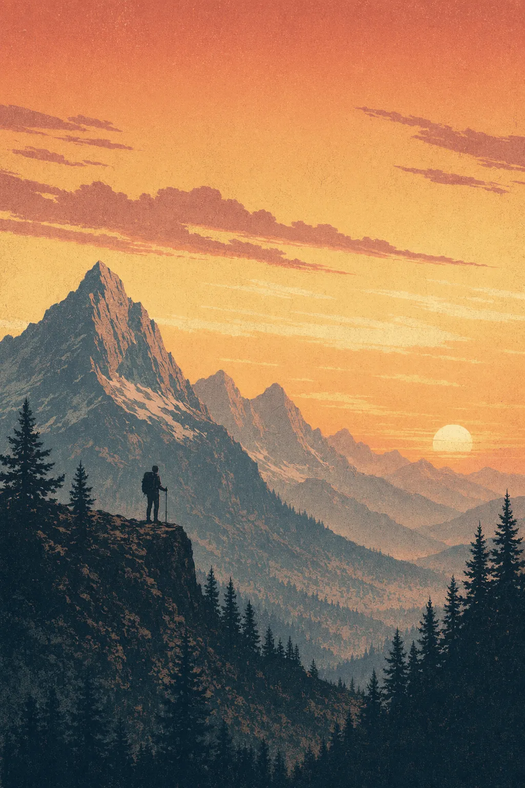 Peanut AI - Hiking Poster