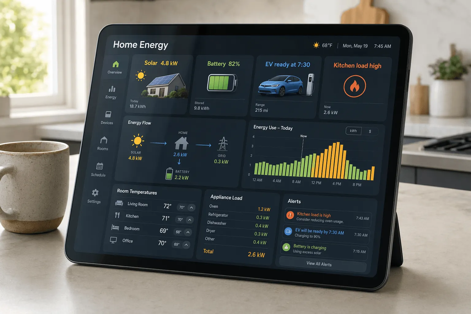 Peanut AI - Smart Home Dashboard